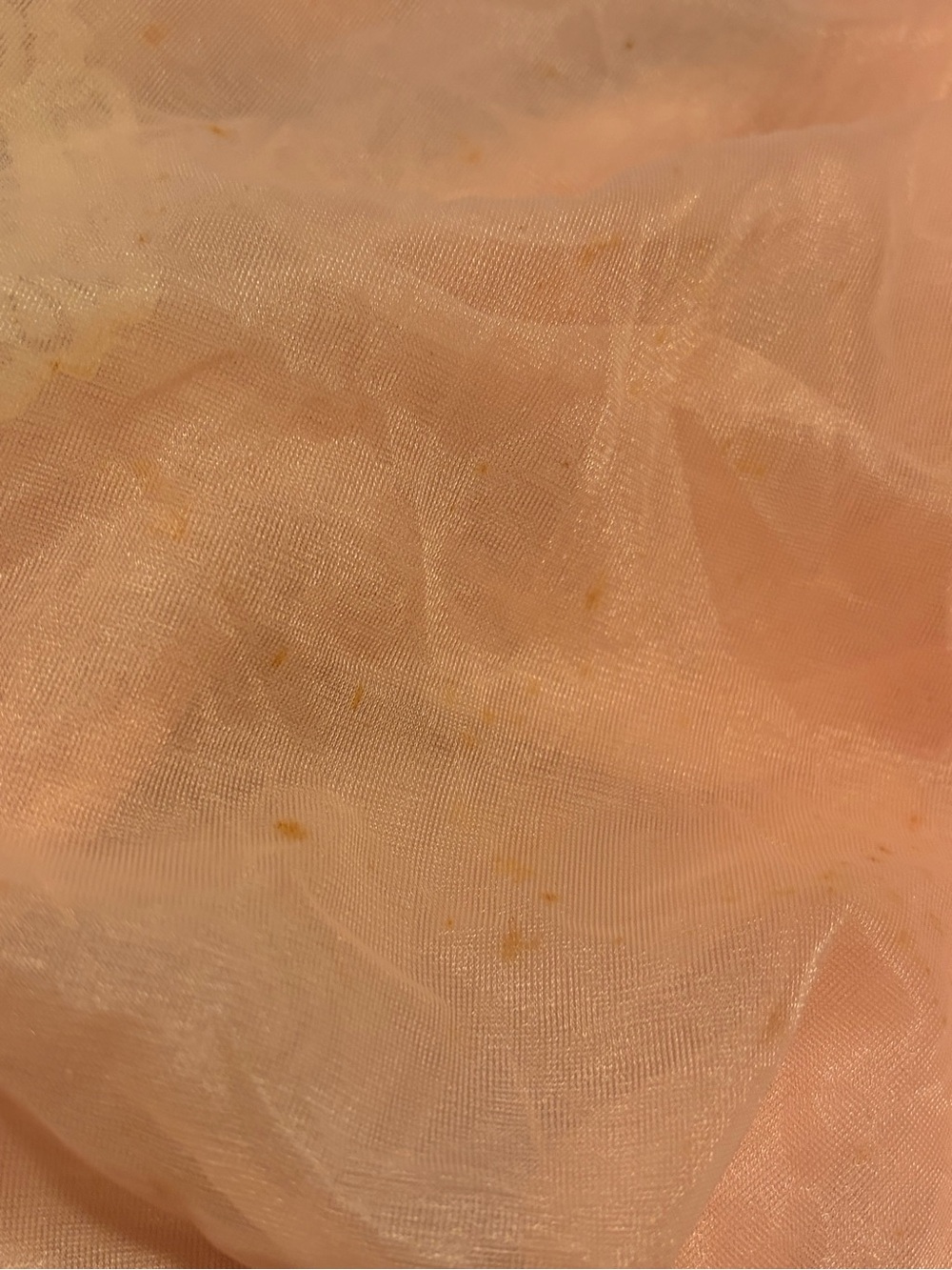 Vintage Sheer Peach Lace-Trim Nightgown cover KAYSER - Picture 4 of 6